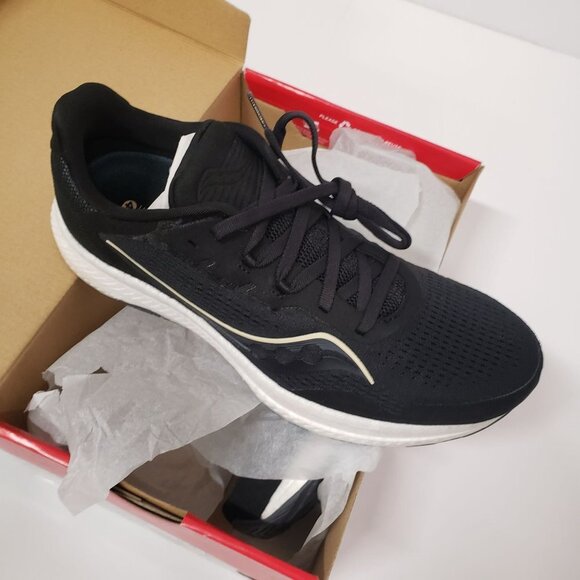 Saucony Women's Freedom 4 Running Shoe‎ Black/Sunset Size 8.5 - Picture 4 of 9